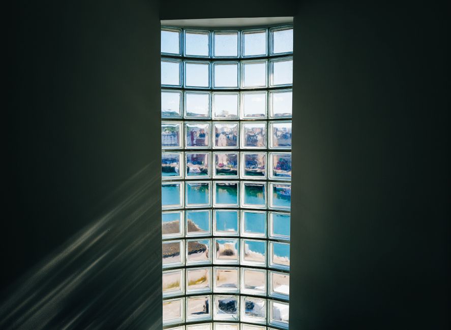 Sunlight shining through a newly installed energy efficient glass window