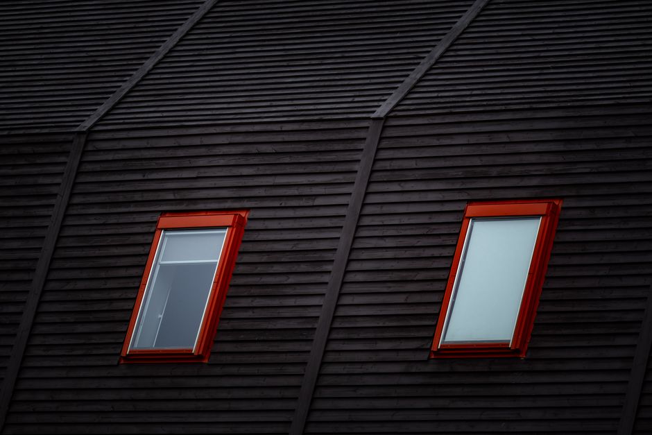 Exterior view of a home featuring modern replacement windows